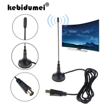 kebidumei Mini TV Antenna Digital Indoor Signal Receiver Aerial Booster 5dBi DVB-T Freeview HDTV Digital Indoor CMMB Televison 2024 - buy cheap