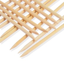 3 diferentes tamanhos de madeira laranja varas para cutícula empurrador cutícula remover ferramenta garfos para unhas manicure ferramentas 10 pçs/set 2024 - compre barato