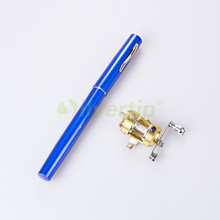 Free Shipping Mini Portable Pocket Pen Fish Fishing Rod Pole Reel Combo Baitcasting Coil Travel Kit 2024 - buy cheap