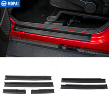 MOPAI ABS Car Interior Decoration Door Sill Scuff Plate Protector Welcome Pedal For Jeep Wrangler JK 2007-2016 Car Styling 2024 - buy cheap