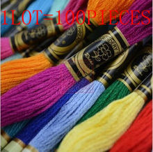 1L0T=100PIECES Cross Stitch Floss Factory Direct Sell Free Shipping 2024 - buy cheap