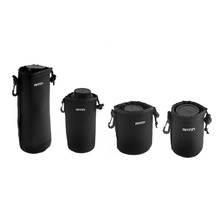 Universal à prova dwaterproof água matin neoprene macio lente da câmera de vídeo bolsa saco caso para canon nikon sony lente da câmera tamanho completo s m l xl 2024 - compre barato