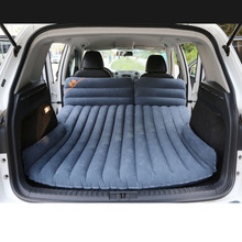 A1-175 Flocking PVC Car Air Mattress 6/4 Points SUV Car Inflatable Bed Rear Seat Car Bed Self-driving Car Supplies 2024 - buy cheap