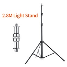 Quick Installation 280cm Heavy Duty Impact Air Cushioned Video Studio Light Stand Tripod For Studio Photography Flash,Softbox 2024 - buy cheap