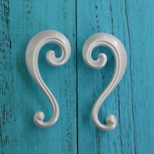 2 Pairs (4PCS) Cabinet Door Handles White Kitchen Cupboard Wardrobe Dresser Drawer Pull Knobs 2024 - buy cheap