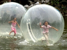 ball that grows in water,inflatable water walk ball,colorful soft plastic tent water pool ocean wave 2024 - buy cheap
