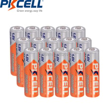 PKCELL-batería recargable de 1,6 V, pilas AA de protección contra sobrecorriente, baterías Zn AA para juguetes y cámaras, 15 Uds. 2024 - compra barato