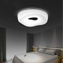 Luminária de teto branca circular, lâmpadas simples para sala de estar, quarto, restaurante, corredores, com led 2024 - compre barato