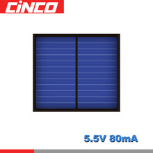 5.5V 80mA 0.38Watt Poly Panel Solar Standard Epoxy monocrystalline Silicon DIY Battery Power Charge Module Mini Solar Cell toy 2024 - buy cheap