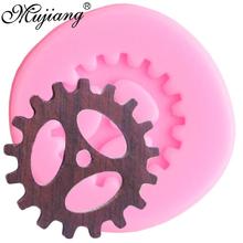 Industrial Steampunk Gear Silicone Fondant Mold Cupcake Topper DIY Party Cake Decorating Tools Clay Candy Chocolate Moulds 2024 - buy cheap