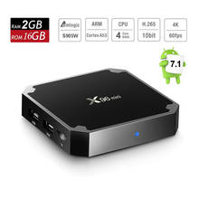 Android 7.1 Smart TV Box X96 Mini Amlogic S905W Quad Core 2GB RAM 16GB ROM Smart Mini PC 4K Streaming Media Player Set Top Box 2024 - buy cheap