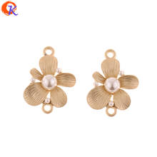 Cordial Design 50Pcs 19*25MM Jewelry Accessories/Earring Jewelry/Matte Gold/Flower Shape/DIY Making/Hand Made/Earring Findings 2024 - buy cheap