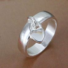 Envío gratis de plata anillo de joyería Chapado en bien chapados en plata de moda de las mujeres 2024 - compra barato