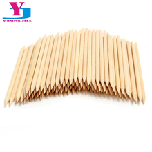 100Pcs Wooden Sticks High Quality 2Way Nail Art Orange Wood Cuticle Pusher Remover Manicure Tool For Removing Stickers Wholesale 2024 - buy cheap