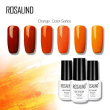Rosalind Gel 1s 7ML Nail Gel Polish Maple Leaf Colors Series Hybrid Primer Soak off Lacquer UV For stamping Need Top&Base Coat 2024 - buy cheap
