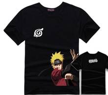 Naruto T-shirt men cotton print t shirts anime tops tee 2024 - buy cheap