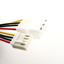 Адаптер питания с 4-контактным штекером Molex на флоппи-накопитель IDE, 5 шт., соединительный кабель, 20 см/30 см 2024 - купить недорого