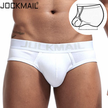 JOCKMAIL Cotton Briefs Sexy men underwear U convex Pouch adjustable size Ring cockstraps men trunk Shorts Gay Underwear 2024 - buy cheap