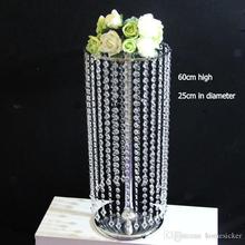 Vaso de cristal acrílico para decoração de casa, 60cm/23.6 "de altura, para decoração 2024 - compre barato