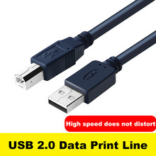 Cable de impresión USB 2,0 tipo A B macho A macho, Cable de impresora de 1m/1,8 m /3m /5m para cámara HP Epson 2024 - compra barato