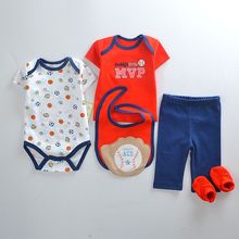 Conjuntos de ropa para bebés y niñas, colección de regalo, pelele, pantalones, calcetines, 5 uds. 2024 - compra barato