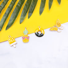 10 pcs Snack Series Charms Bracelet Fit DIY Pineapple Popsicle Donut Finding Metal Pendants Earring Jewelry Accessories YZ144 2024 - buy cheap