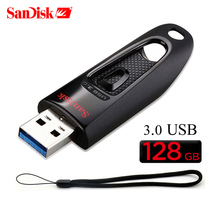 SanDisk-unidad Flash USB 3,0, Pendrive pequeño de 128GB, 64GB, 32GB y 256GB, dispositivo de almacenamiento 2024 - compra barato