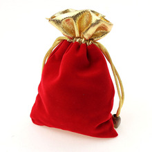 1000pcs 9*12cm red Phnom Penh Velvet Bags woman vintage drawstring bag for Party/Jewelry/Gift diy handmade Pouch Packaging Bag 2024 - buy cheap