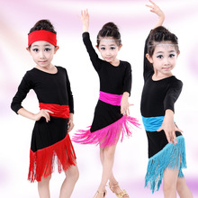 Hot Sale Child Kids Girls Dance Clothes Latin Dance Dress Dance Clothes Dance Costumes 2024 - buy cheap