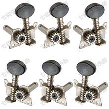 3R3L Guitar Tuning Pegs Chaves Máquina Heads Tuners Para Folk Acústico Classical Guitar accessories Com Preto Pequeno botão oval 2024 - compre barato