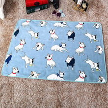 Warm Soft Fleece Pet Dog Cat Bed Mats House Animal Printed Thicken Winter Blanket Cover For Small Medium Large Puppy Cat Dogs 2024 - buy cheap