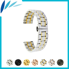 Correa de reloj de acero inoxidable, 20mm, 22mm, para reloj Epos, lazo de cinta de Metal, pulsera negra, plateada y dorada 2024 - compra barato
