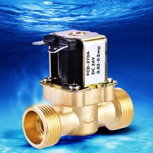 1PC 3/4" Solenoid Valve DC 24V Electric Valve Normally Closed Brass Electric Solenoid Magnetic Valve For Water Control valvula 2024 - buy cheap