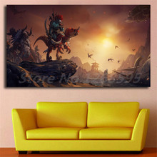 Troll Race World Of Warcrafts Hunter HD Wallpaper Canvas Posters Prints Wall Art Painting Decorative Picture For Home Decoration 2024 - buy cheap