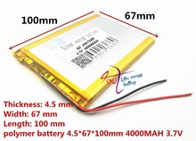 4567100 3.7V 4000mah Lithium polymer Battery with Protection Board For PDA Tablet PCs Digital Products Free Shipping 2024 - buy cheap