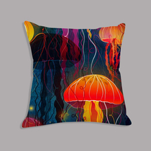Watercolor medusa impresso macio almofada lance travesseiros almofada de pelúcia almofada decorativa para o sofá do carro decoração de casa 2024 - compre barato