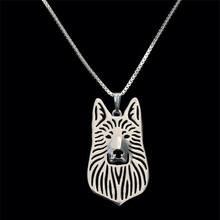 Hot Style Dog Pendant Necklaces Women's Metal German Shepherd Necklaces Drop Shipping 2024 - buy cheap