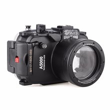 Водонепроницаемый чехол для подводной камеры Meikon 40 м 130 футов для Sony A5000 16-50 мм 2024 - купить недорого