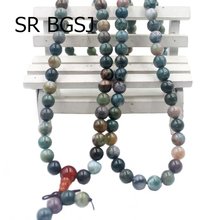 Free Shipping Natural Multi-Purpose 8mm Gems Stone Buddhist 108 Prayer Beads Mala Long Sweater Necklace 34" 2024 - купить недорого