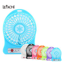 LSTACHi Portable Mini USB Fan Small Desk Pocket Handheld Air Rechargeable Battery Cooler For Home Office Portable Mini USB Fans 2024 - buy cheap