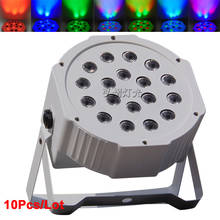 10pack Mini 18X3W Dj Disco Ball Stage Light 18 Led Rgb Wash Effect Portable Stage Light Auto Sound Activation Indoor Disco Lamp 2024 - buy cheap