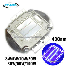 425nm-430nm UV Ultra Violet Integrated High Power LED, 3W 5W 10W 20W 30W 50W 100W LED COB Light Source 2024 - buy cheap