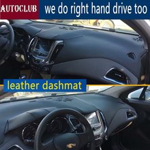 Cubierta de cuero para salpicadero de coche, parasol para salpicadero, accesorios LHD + RHD, para Holden Chevrolet Cruze 2016 2017 2018 2019 2024 - compra barato