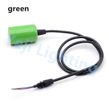 Novo design verde e27 edison retro colorido suporte da lâmpada com fio de cabo e aperto teto rosa para acessórios iluminação lustre