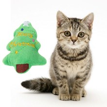 Cute Pet Cat Toy Plush Christmas Series- Cat Funny Soft Scratch-resistant Durable Toy 2024 - buy cheap