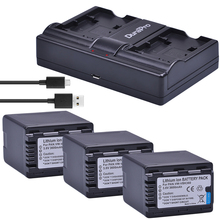 3PC VW-VBK360 VW VBK360 Camera Battery + USB Charger for Panasonic HDC-HS80 SD40 SD60 SD80 SDX1 SDR-H100 H85 H95 HS60 HS80 TM60 2024 - buy cheap