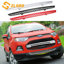 Zlord ABS Chrome Glossy Grille Car Front Face Small Down Grill for Ford Ecosport 2012 2013 2014 2015 2016 Accessories 2024 - buy cheap
