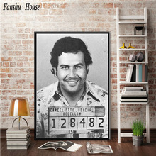 Плакаты и принты персонажа Пабло Эскобара, легендарный плакат, декоративная картина на холсте, Настенная картина для гостиной, домашний декор 2024 - купить недорого