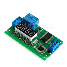 DC 12V Multifunction Self-lock Relay PLC Cycle Timer Module Delay Time Switch L15 2024 - buy cheap