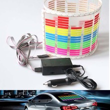 5 Colors Car music rhythm led decoration light/car Voice control lamp/ music lamp/Sound Music Activated Equalizer Stickers 2024 - buy cheap